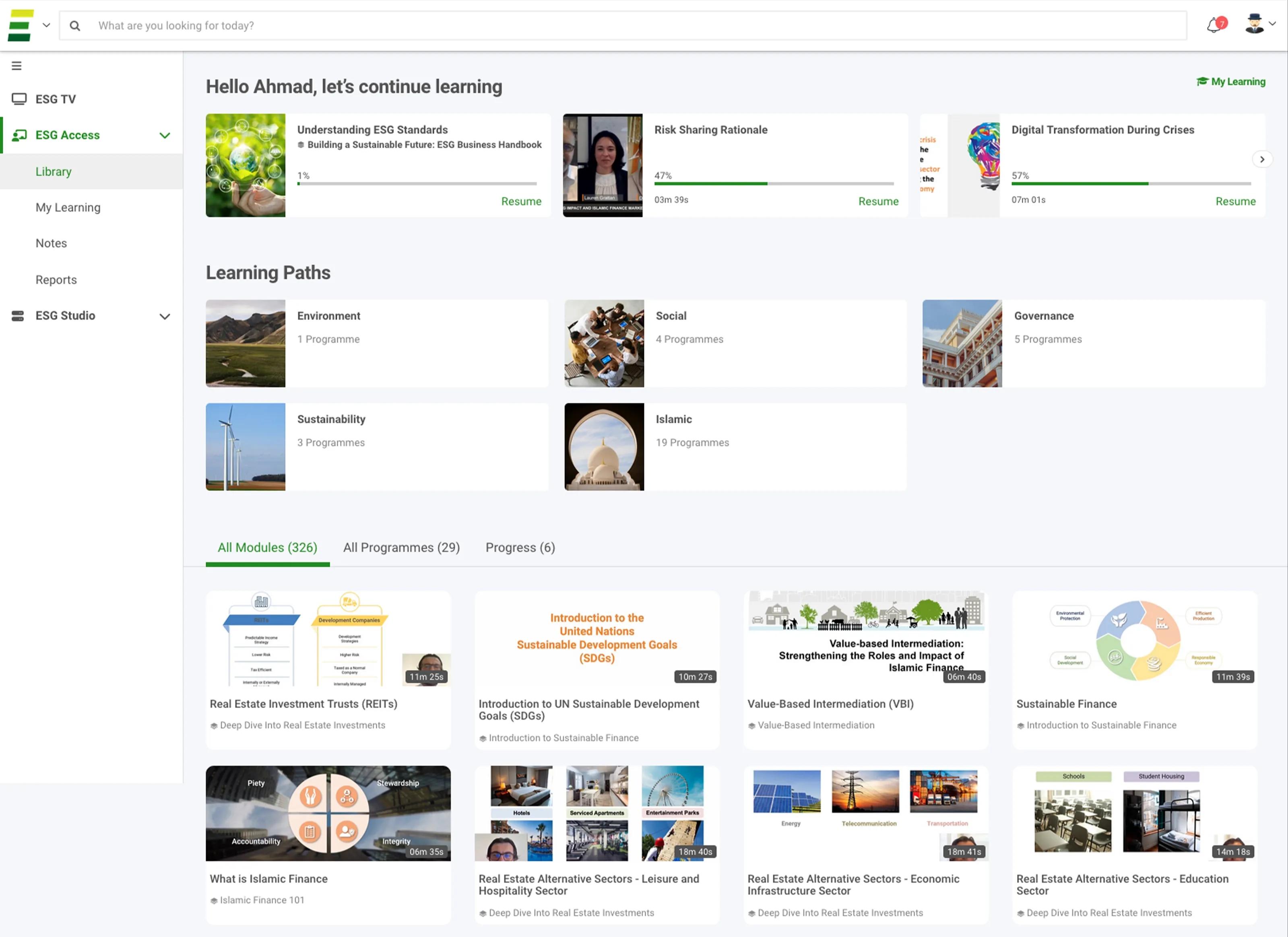 ESGMarkets Dashboard